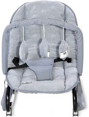 Шезлонг Lorelli Rock Star LUXE Silver Blue STARS (10110152149)